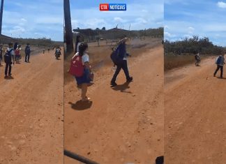 COROATÁ: Alunos do povoado Taboca voltam a pé para casa devido ausência do transporte escolar