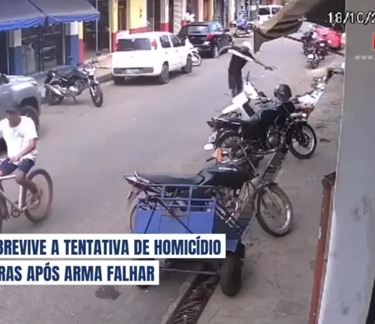 Arma falha e jovem sobrevive a tentativa de homicídio em Pedreiras