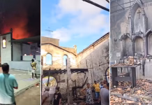 Incêndio destrói Igreja do Remedinho em São Bento, MA