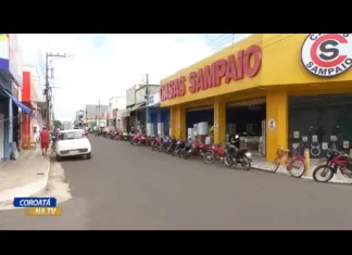 Imagens exclusivas exibidas no Coroatá na TV mostram assalto à Casa Sampaio no centro de Coroatá